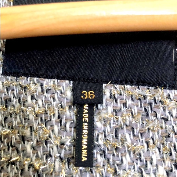 Maje Vinie Lurex Tweed Jacket - Picture 7 of 8